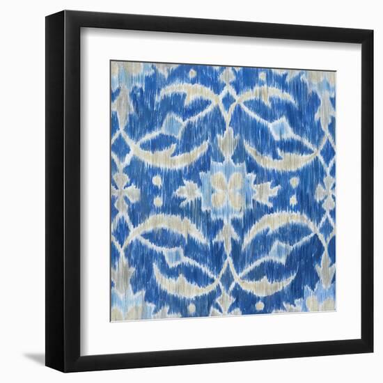 Royal Ikat I-Megan Meagher-Framed Art Print