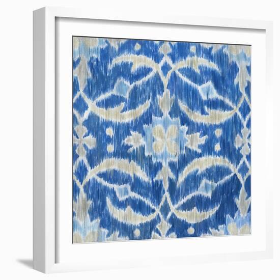 Royal Ikat I-Megan Meagher-Framed Art Print