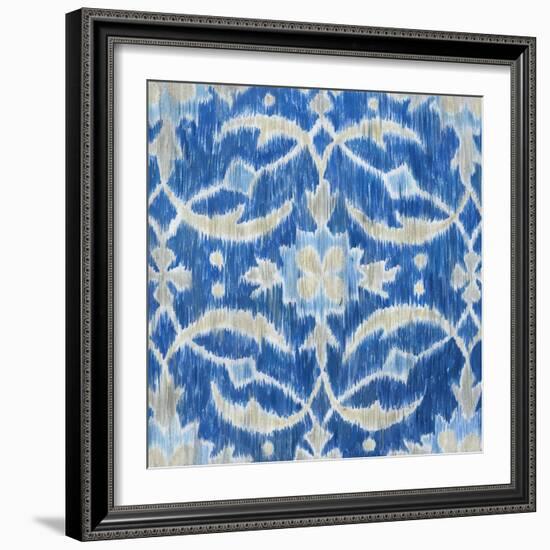 Royal Ikat I-Megan Meagher-Framed Art Print