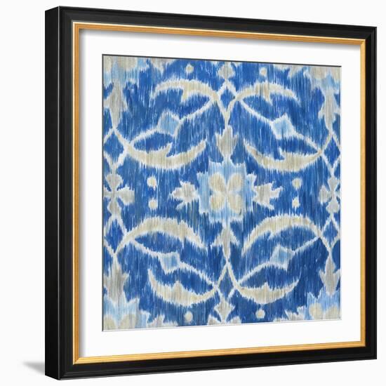 Royal Ikat I-Megan Meagher-Framed Art Print