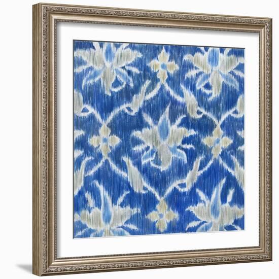 Royal Ikat II-Megan Meagher-Framed Art Print