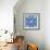 Royal Ikat II-Megan Meagher-Framed Art Print displayed on a wall