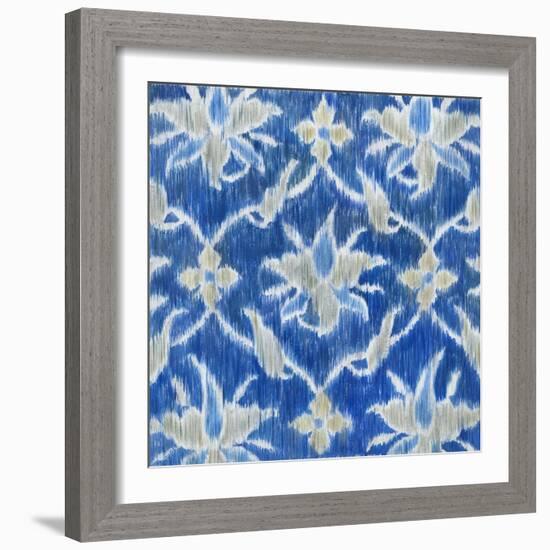 Royal Ikat II-Megan Meagher-Framed Art Print