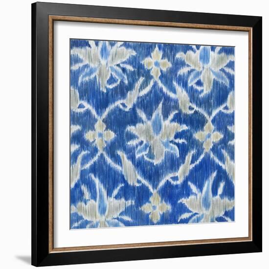 Royal Ikat II-Megan Meagher-Framed Art Print