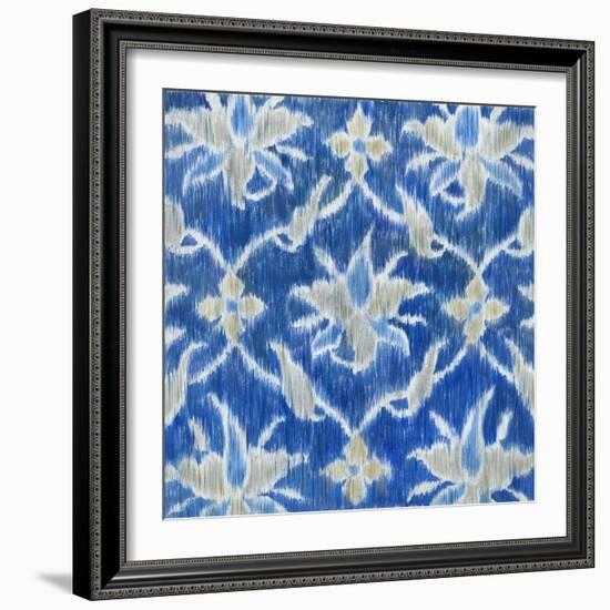 Royal Ikat II-Megan Meagher-Framed Art Print