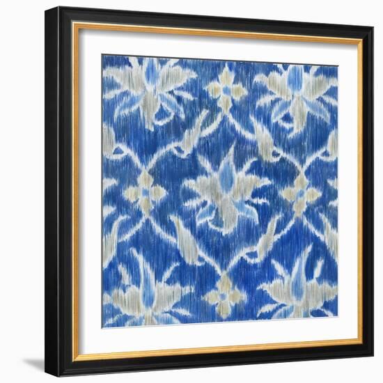 Royal Ikat II-Megan Meagher-Framed Art Print