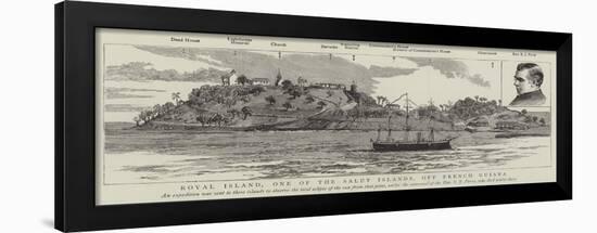 Royal Island, One of the Salut Islands, Off French Guiana-null-Framed Giclee Print
