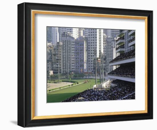 Royal Jockey Club, Happy Valley, Hong Kong, China, Asia-David Lomax-Framed Photographic Print