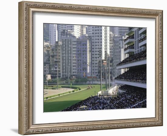 Royal Jockey Club, Happy Valley, Hong Kong, China, Asia-David Lomax-Framed Photographic Print