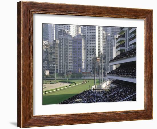 Royal Jockey Club, Happy Valley, Hong Kong, China, Asia-David Lomax-Framed Photographic Print
