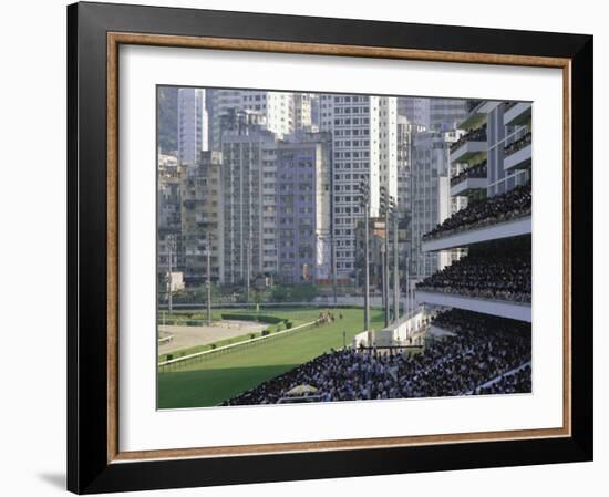 Royal Jockey Club, Happy Valley, Hong Kong, China, Asia-David Lomax-Framed Photographic Print