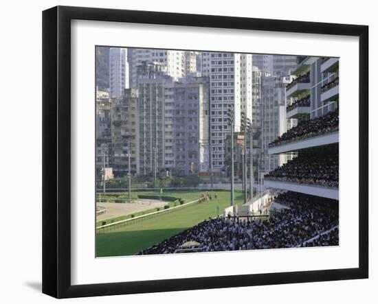 Royal Jockey Club, Happy Valley, Hong Kong, China, Asia-David Lomax-Framed Photographic Print