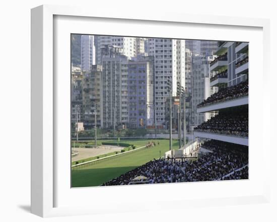 Royal Jockey Club, Happy Valley, Hong Kong, China, Asia-David Lomax-Framed Photographic Print