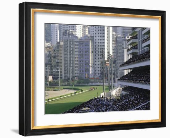 Royal Jockey Club, Happy Valley, Hong Kong, China, Asia-David Lomax-Framed Photographic Print