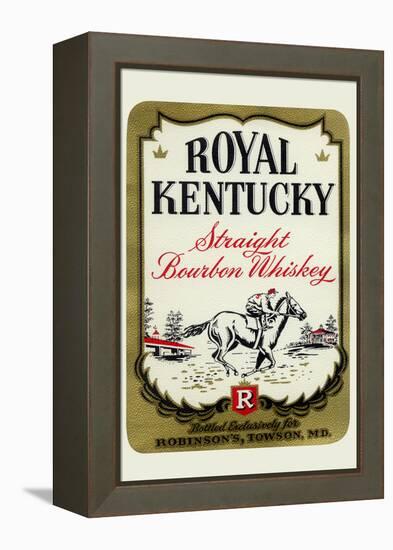 Royal Kentucky Straight Bourbon Whiskey-null-Framed Stretched Canvas