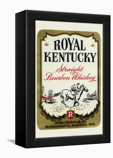 Royal Kentucky Straight Bourbon Whiskey-null-Framed Stretched Canvas