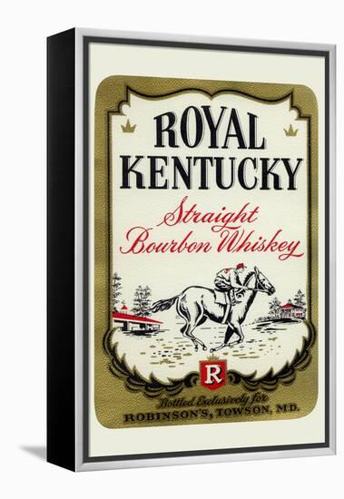 Royal Kentucky Straight Bourbon Whiskey-null-Framed Stretched Canvas