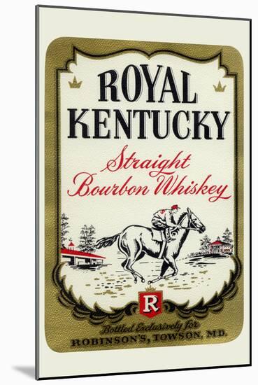 Royal Kentucky Straight Bourbon Whiskey-null-Mounted Art Print