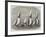 Royal London Yacht Club Cutter-Match, the Niobe, Sphinx, and Vindex Off Coalhouse Point-Edwin Weedon-Framed Giclee Print