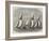 Royal London Yacht Club Cutter-Match, the Niobe, Sphinx, and Vindex Off Coalhouse Point-Edwin Weedon-Framed Giclee Print