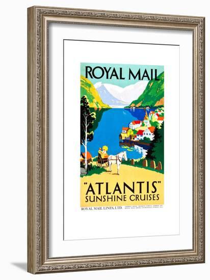 Royal Mail "Atlantis"-Percy Padden-Framed Art Print