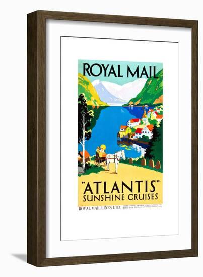 Royal Mail "Atlantis"-Percy Padden-Framed Art Print
