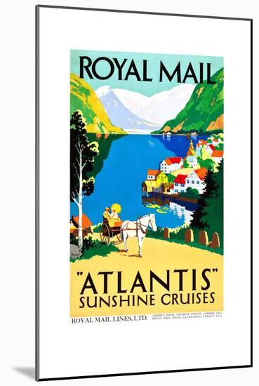 Royal Mail "Atlantis"-Percy Padden-Mounted Art Print