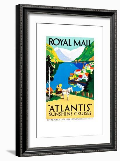 Royal Mail "Atlantis"-Percy Padden-Framed Art Print