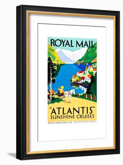 Royal Mail "Atlantis"-Percy Padden-Framed Art Print