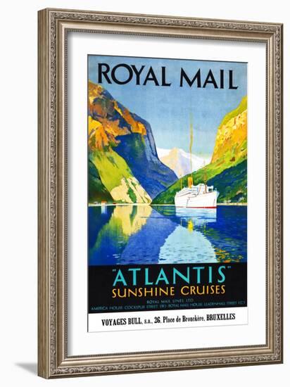 Royal Mail "Atlantis"-Percy Padden-Framed Art Print