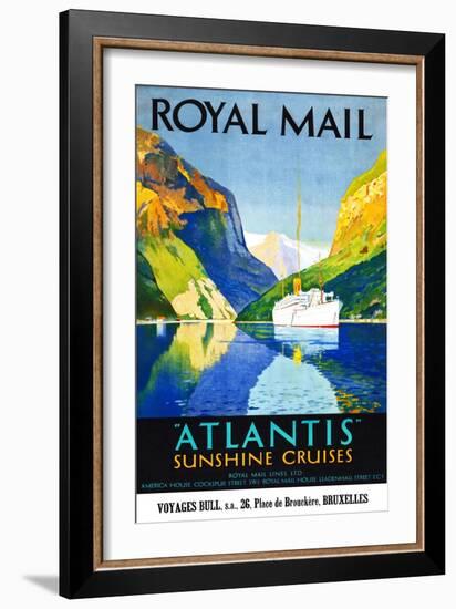 Royal Mail "Atlantis"-Percy Padden-Framed Art Print