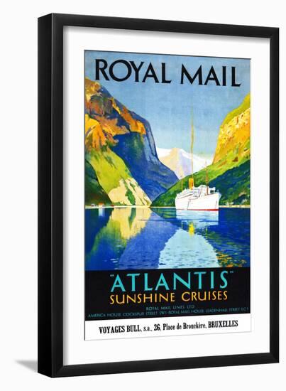 Royal Mail "Atlantis"-Percy Padden-Framed Art Print