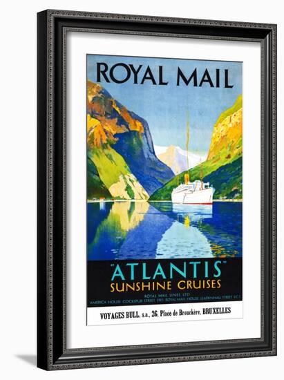 Royal Mail "Atlantis"-Percy Padden-Framed Art Print
