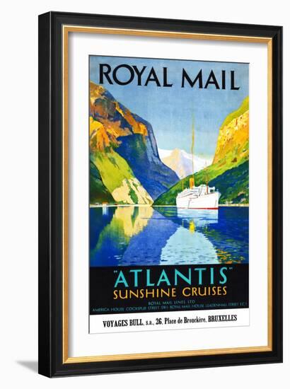 Royal Mail "Atlantis"-Percy Padden-Framed Art Print