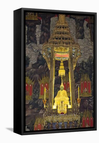 Royal Monastery of Emerald Buddha, Grand Palace, Wat Phra Keo, Bangkok, Thailand-Cindy Miller Hopkins-Framed Premier Image Canvas