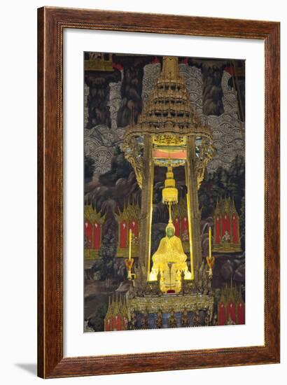 Royal Monastery of Emerald Buddha, Grand Palace, Wat Phra Keo, Bangkok, Thailand-Cindy Miller Hopkins-Framed Photographic Print