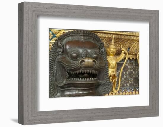 Royal Monastery of Emerald Buddha, Grand Palace, Wat Phra Keo, Bangkok, Thailand-Cindy Miller Hopkins-Framed Photographic Print