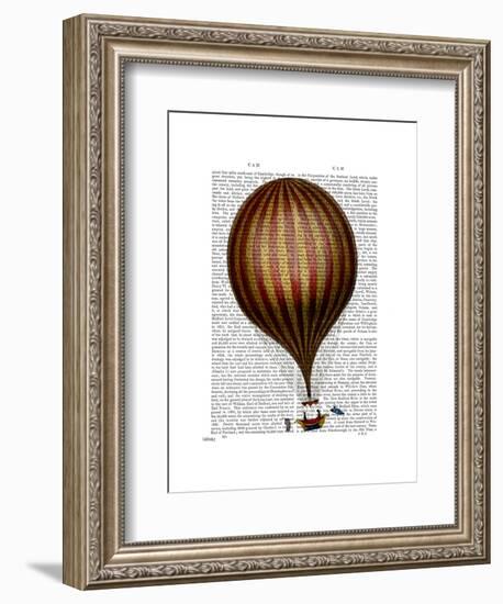 Royal Nassau Balloon Hot Air Balloon-Fab Funky-Framed Art Print