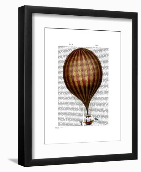 Royal Nassau Balloon Hot Air Balloon-Fab Funky-Framed Art Print