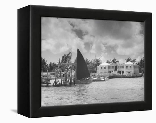 Royal Nassau Sailing Club-null-Framed Premier Image Canvas