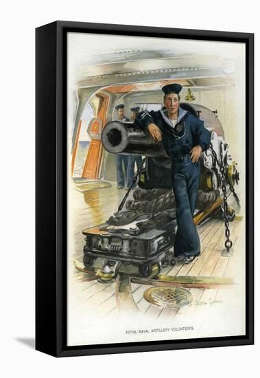 Royal Naval Artillery Volunteers, C1890-C1893-William Christian Symons-Framed Premier Image Canvas