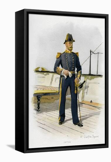 Royal Navy Captain, C1890-C1893-William Christian Symons-Framed Premier Image Canvas