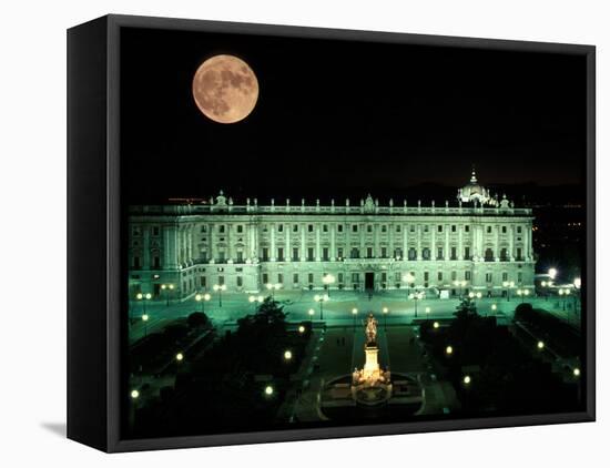 Royal Palace and Plaza de Oriente, Madrid, Spain-Sergio Pitamitz-Framed Premier Image Canvas