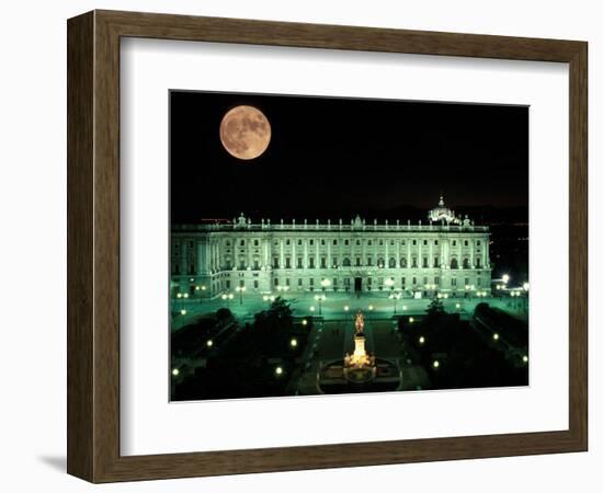 Royal Palace and Plaza de Oriente, Madrid, Spain-Sergio Pitamitz-Framed Photographic Print