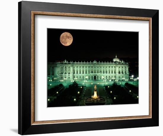 Royal Palace and Plaza de Oriente, Madrid, Spain-Sergio Pitamitz-Framed Photographic Print