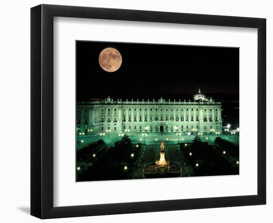 Royal Palace and Plaza de Oriente, Madrid, Spain-Sergio Pitamitz-Framed Photographic Print