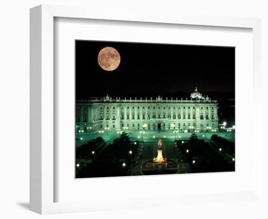 Royal Palace and Plaza de Oriente, Madrid, Spain-Sergio Pitamitz-Framed Photographic Print
