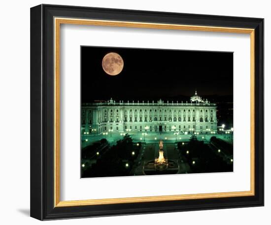 Royal Palace and Plaza de Oriente, Madrid, Spain-Sergio Pitamitz-Framed Photographic Print