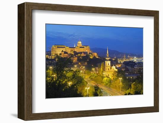 Royal Palace, Banks of the Danube, UNESCO World Heritage Site, Budapest, Hungary, Europe-Christian Kober-Framed Photographic Print