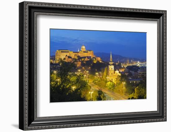 Royal Palace, Banks of the Danube, UNESCO World Heritage Site, Budapest, Hungary, Europe-Christian Kober-Framed Photographic Print